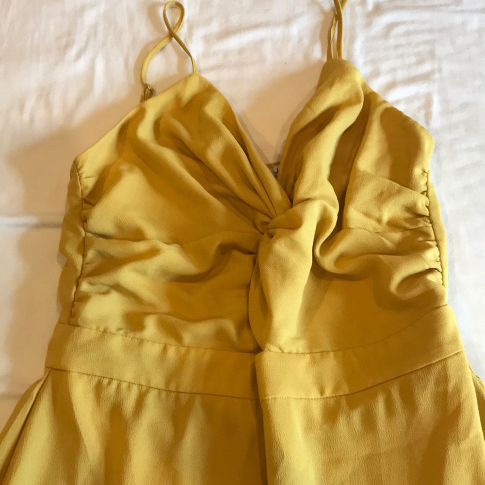 Mustard yellow long romber